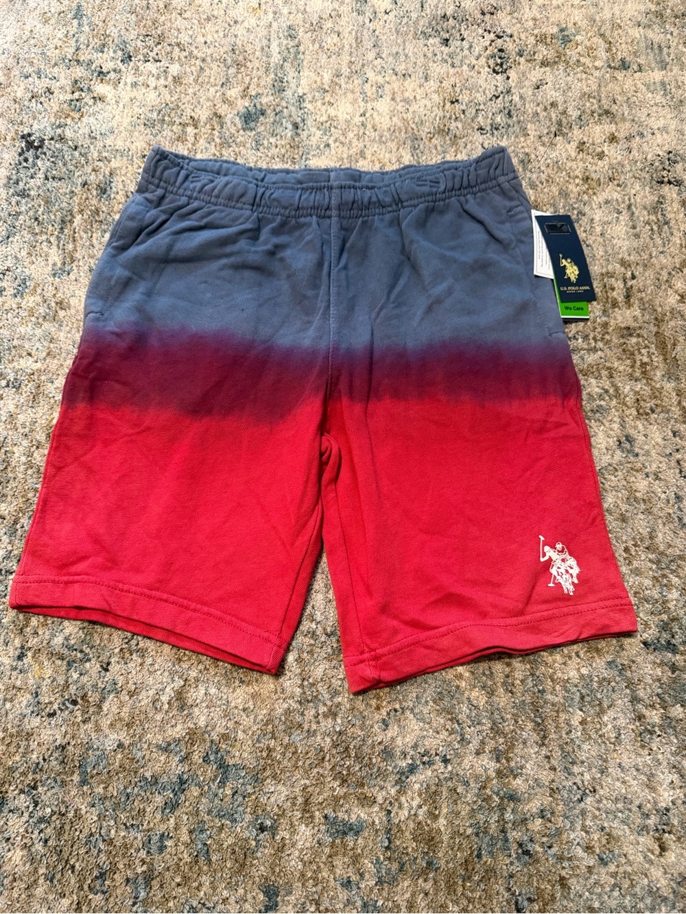 Boys polo assn red and blue shorts size xl 14-16 #preppy #summer